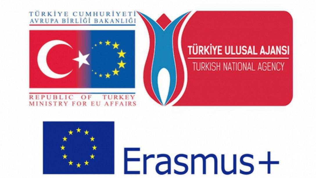 ERASMUS+ PROGRAMI 2019 YILI ANA EYLEM 1 BİREYLERİN ÖĞRENME HAREKETLİLİĞİ PROJE BAŞVURUMUZ KABUL EDİLDİ