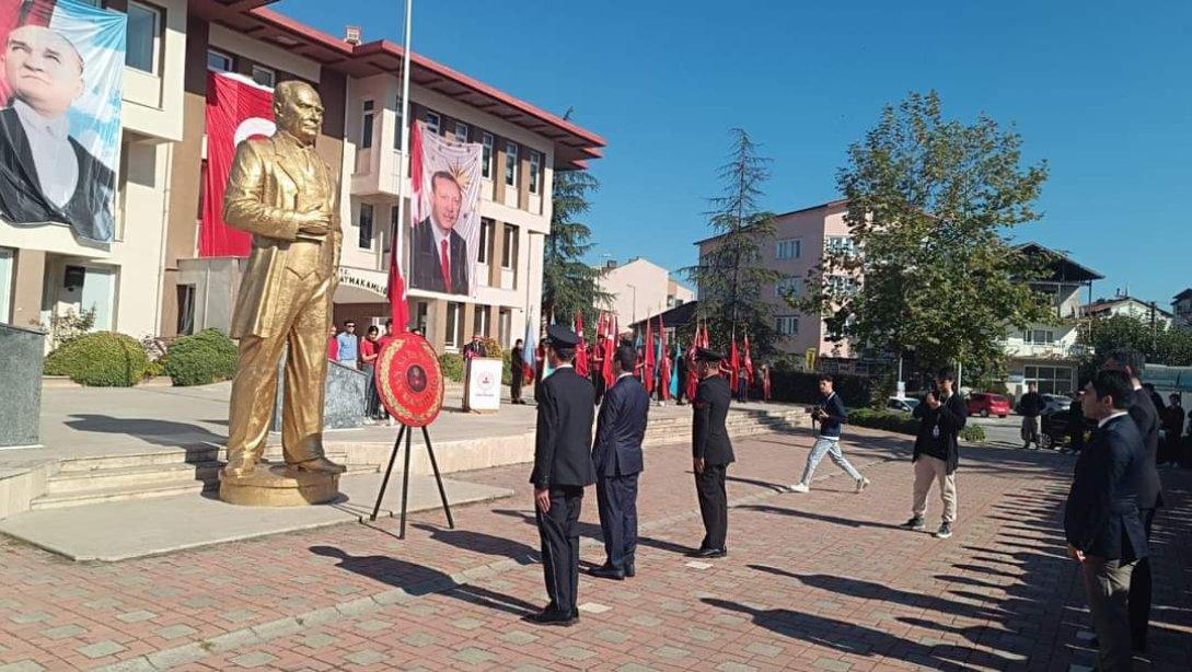 29 EKİM CUMHURİYET BAYRAMI KUTLAMALARI ÇELENK SUNMA TÖRENİ 